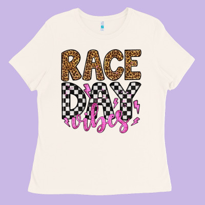 Race Day Vibes Ladies Tee Designed By Artiststas
