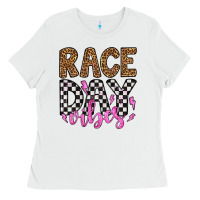 White race day vibes Ladies Tee - Artiststas