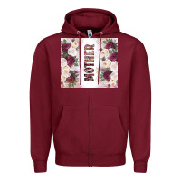Burgundy mother's day flowers tumbler tbs Zipper Hoodie - TumblerDesignByShophia