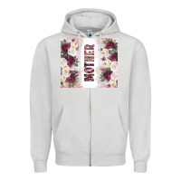 Dove Grey mother's day flowers tumbler tbs Zipper Hoodie - TumblerDesignByShophia