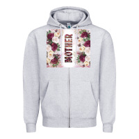 Heather Grey mother's day flowers tumbler tbs Zipper Hoodie - TumblerDesignByShophia