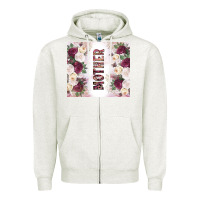 Oatmeal Heather mother's day flowers tumbler tbs Zipper Hoodie - TumblerDesignByShophia