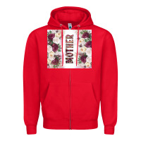 Red mother's day flowers tumbler tbs Zipper Hoodie - TumblerDesignByShophia