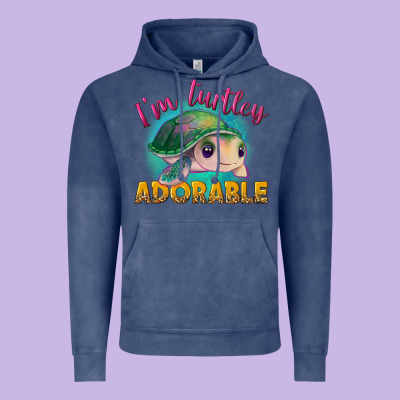 I'm Turtley Adorable Vintage Hoodie Designed By Nancycooperartshop