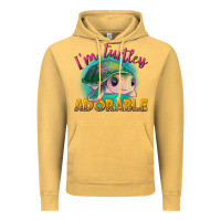 Vintage Mustard i'm turtley adorable Vintage Hoodie - NancyCooperArtShop