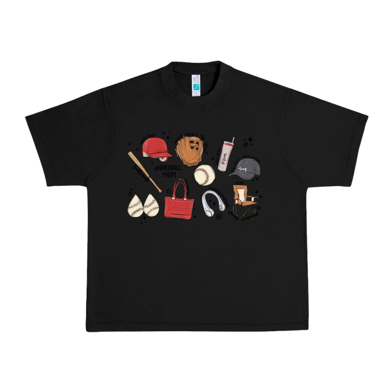 Baseball Mom Urban Heavy Tee by MaliasSmallBusiness | Teevron