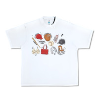 White baseball mom Urban Heavy Tee - MaliasSmallBusiness