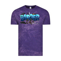 Cloud Purple barber life Vintage Tee - NancyCooperArtShop