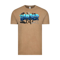 Vintage Coffee barber life Vintage Tee - NancyCooperArtShop