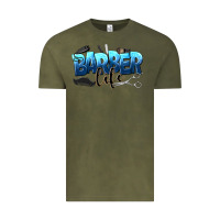 Vintage Olive barber life Vintage Tee - NancyCooperArtShop