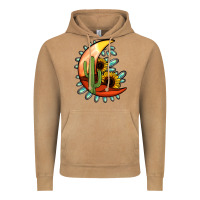 Desert Moon Vintage Hoodie | Teevron
