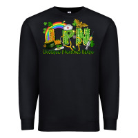 Black LPN Licensed Practical Nurse St. Patrick's Day Premium Sweatshirt - CowGirlArtShop