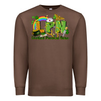 Chestnut LPN Licensed Practical Nurse St. Patrick's Day Premium Sweatshirt - CowGirlArtShop