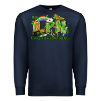 Navy LPN Licensed Practical Nurse St. Patrick's Day Premium Sweatshirt - CowGirlArtShop