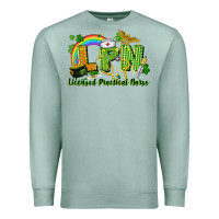Lpn Licensed Practical Nurse St. Patrick's Day Premium Sweatshirt | Teevron