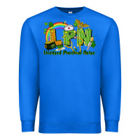 True Royal LPN Licensed Practical Nurse St. Patrick's Day Premium Sweatshirt - CowGirlArtShop