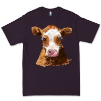 Plum guernsey cow Premium Tee - AdoDesignShop