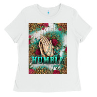 White western humble 1 peter 5 6 car air freshener Ladies Tee - Jasminsmagicworld