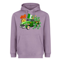 Lavender Western St. Patrick's Day truck Heavyweight Hoodie - CowGirlArtShop