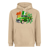 Mushroom Western St. Patrick's Day truck Heavyweight Hoodie - CowGirlArtShop