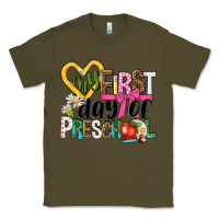 Army Green my first day of preschool Classic Tee - NancyCooperArtShop