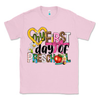 Bubblegum Pink my first day of preschool Classic Tee - NancyCooperArtShop