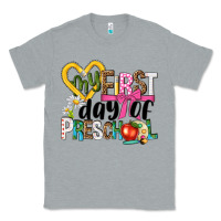 Heather Grey my first day of preschool Classic Tee - NancyCooperArtShop