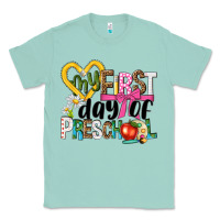 Seafoam my first day of preschool Classic Tee - NancyCooperArtShop