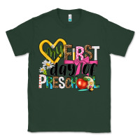 Sports Green my first day of preschool Classic Tee - NancyCooperArtShop