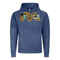 Vintage Denim senior 2025 sunflowers Vintage Hoodie - NancyCooperArtShop
