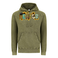 Vintage Olive senior 2025 sunflowers Vintage Hoodie - NancyCooperArtShop