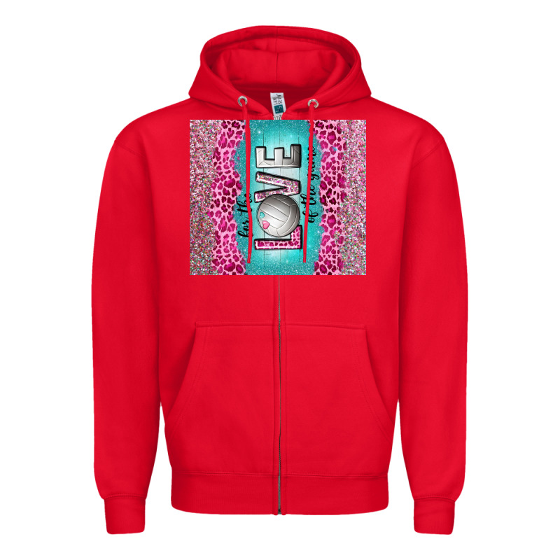 For The Love Of The Game With Volleyball Tumbler Tbs Zipper Hoodie by TumblerDesignByShophia | Teevron