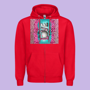 For The Love Of The Game With Volleyball Tumbler Tbs Zipper Hoodie Designed By Tumblerdesignbyshophia