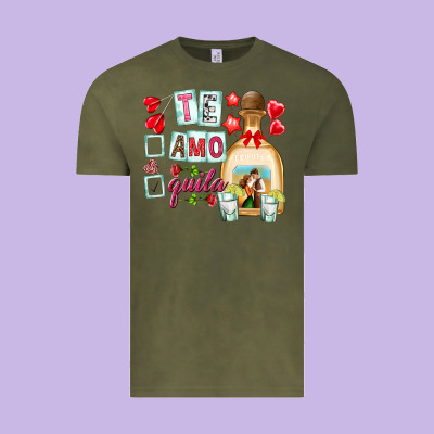 Te Amo Te Quila Vintage Tee Designed By Nancycooperartshop