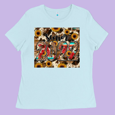 Senior 2022 Ladies Tee Designed By Jahusdesignshop