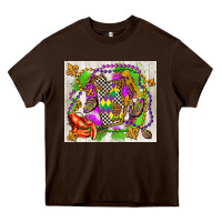 Chocolate Brown mississippi Heavy Core Tee - AdoDesignShop