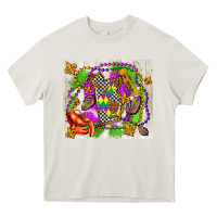 Cream mississippi Heavy Core Tee - AdoDesignShop