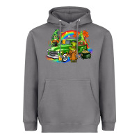Storm St. Patrick's Day truck with gnomies Heavyweight Hoodie - CowGirlArtShop