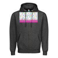 Charcoal Heather doodle doodle rainbow Zipper Hoodie - TumblerDesignByShophia