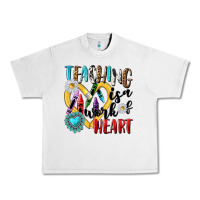 Lunar Rock teaching is a work of heart Urban Heavy Tee - NancyCooperArtShop