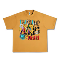 Peanut Butter teaching is a work of heart Urban Heavy Tee - NancyCooperArtShop