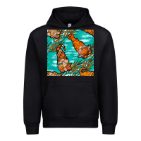 Black fall gnomes seamless pattern Urban Hoodie - BundleAndBundleShop