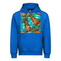 Cobalt fall gnomes seamless pattern Urban Hoodie - BundleAndBundleShop