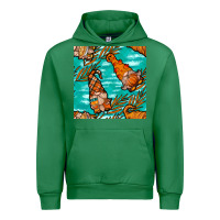 Emerald fall gnomes seamless pattern Urban Hoodie - BundleAndBundleShop
