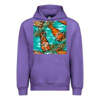 Tulip fall gnomes seamless pattern Urban Hoodie - BundleAndBundleShop