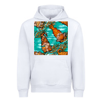 White fall gnomes seamless pattern Urban Hoodie - BundleAndBundleShop