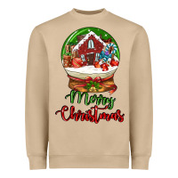 Mushroom Merry Christmas Heavyweight Sweatshirt - LillyAllenDesigns