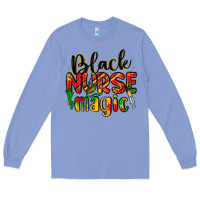 Colony Blue black nurse magic Long Sleeve Tee - LillyAllenDesigns