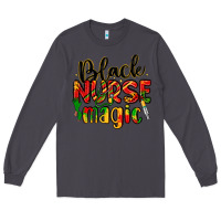Smoke black nurse magic Long Sleeve Tee - LillyAllenDesigns