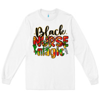 White black nurse magic Long Sleeve Tee - LillyAllenDesigns